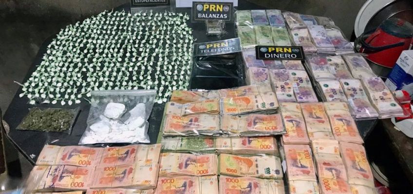 Secuestraron más de $3 millones en operativo contra el narcotráfico