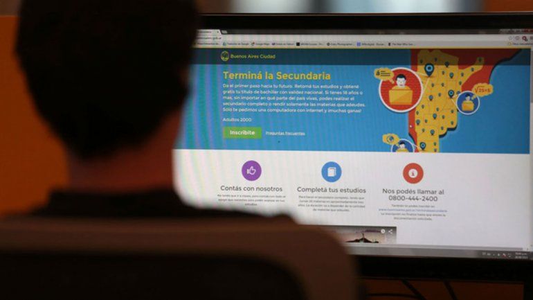 El título del secundario se podrá obtener cursando por internet