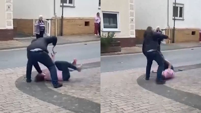 El hombre atacó sorpresivamente a su exesposa dentro y fuera de una panadería de Alemania. | LMCipolletti.com El hombre atacó sorpresivamente a su exesposa dentro y fuera de una panadería de Alemania.
