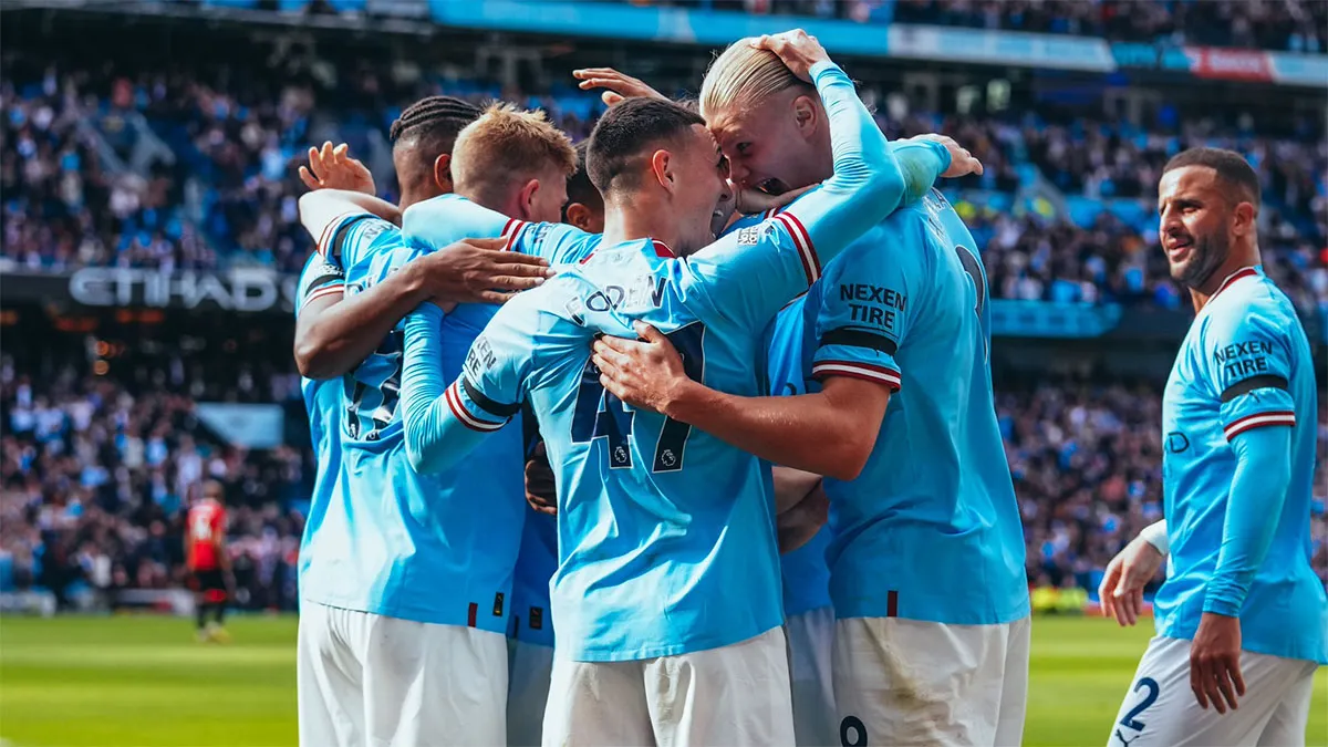 El City goleó al United: el insólito gesto de los hinchas