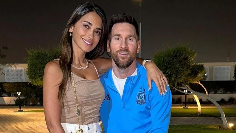 Lionel Messi y Antonela Roccuzzo