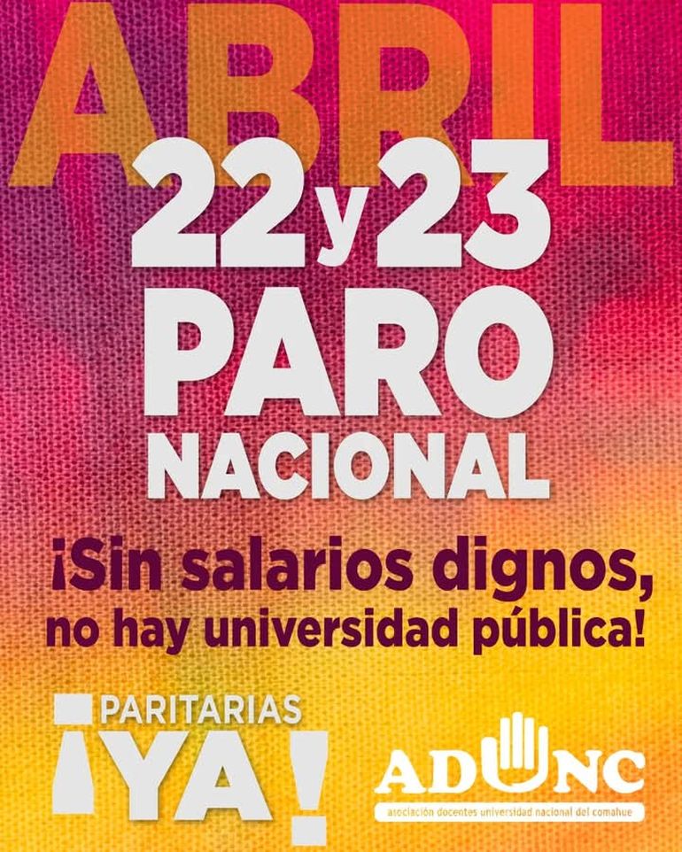 Los docentes universitarios de la región se aprontan para nuevas medidas de fuerza para recomponer sus salarios
