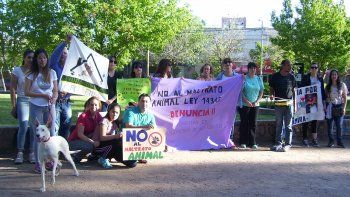 Los manifestantes arrancaron y terminaron la marcha en la plaza San Martín.