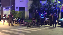 festejaban el fin de ano y terminaron a las pinas y botellazos: heridos y detenidos