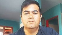 El bombero de la Patagonia que viajará a Colombia para el rescate tras el terremoto. El bombero de la Patagonia que viajará a Colombia para el rescate tras el terremoto.