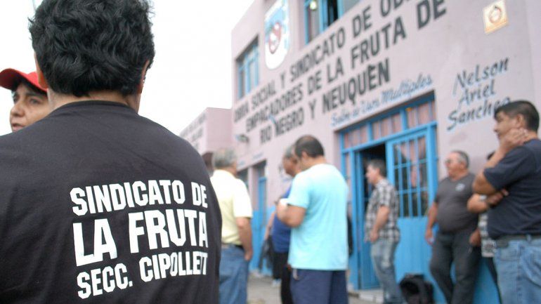 El Sindicato de la Fruta Seccional Cipolletti es uno de los que expresaron su apoyo a Scioli.
