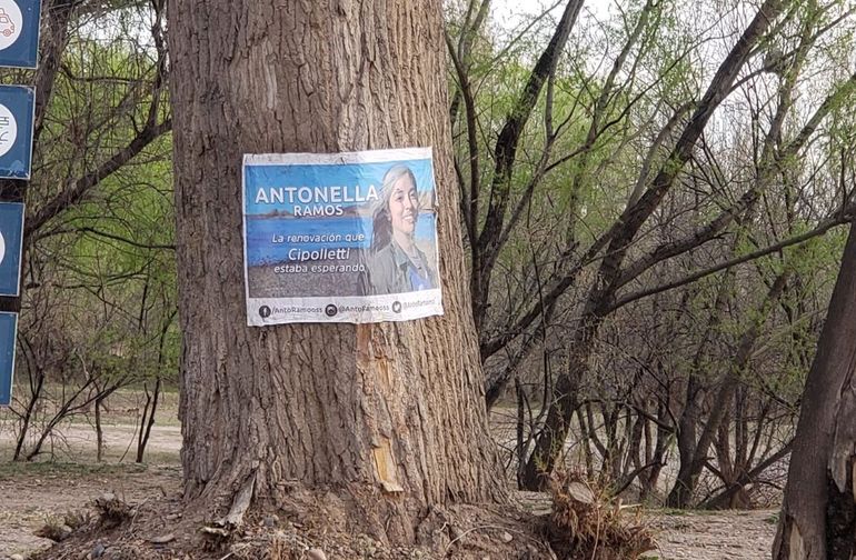 Aparición de afiches genera una polémica en la ciudad