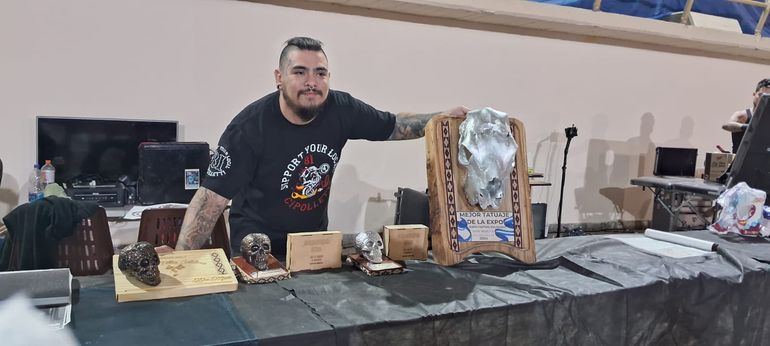 Los tatuadores mostraron su talento y los mejores obtuvieron premios en las competiciones de la Expo orense.
