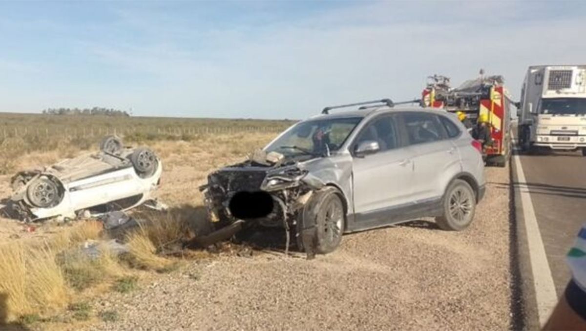 Accidente fatal camino a Las Grutas: un hombre y un niño murieron