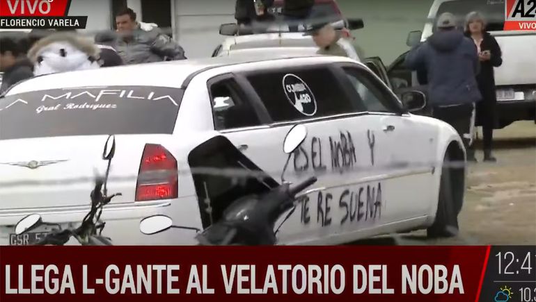 Adiós a El Noba: caravana de motos, L-Gante en limusina y muchas lágrimas