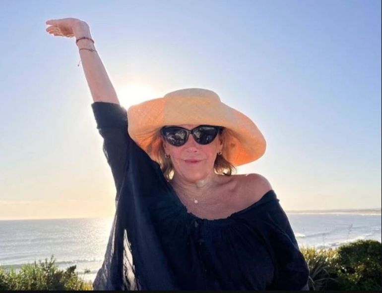 Marcela Tinayre disfruta cada verano de la chacra que le regaló Mirtha Legrand.