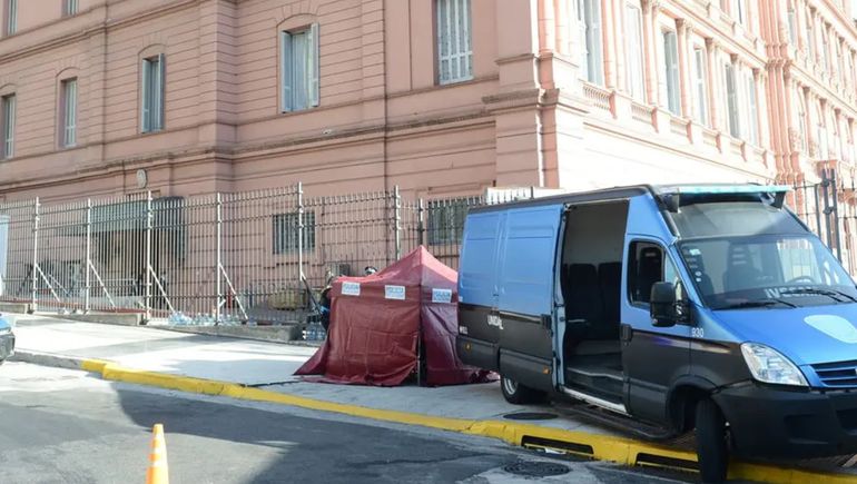 La amenaza de bomba preocupó en Casa Rosada.