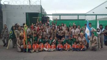 el grupo scout cümelen festeja sus cinco anos