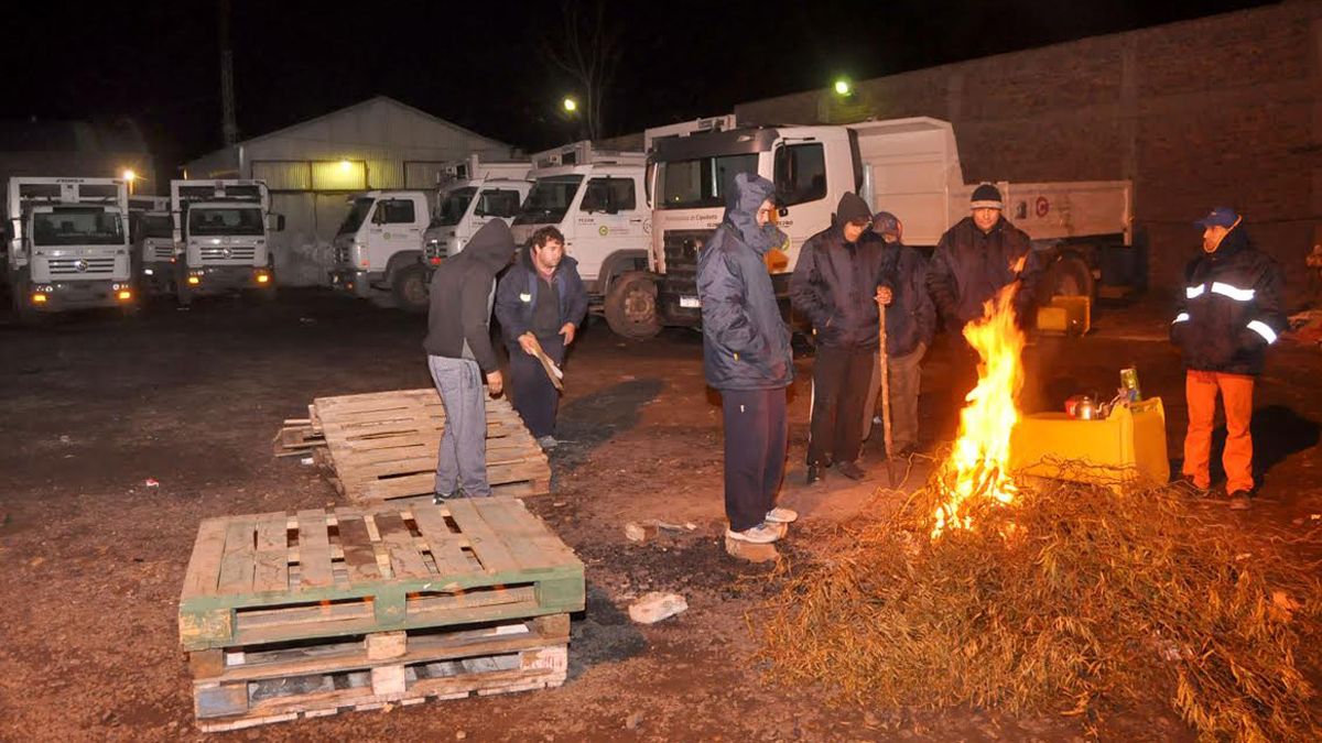 Paran la recolección de basura y varios servicios públicos
