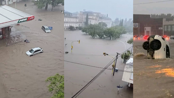 Alrededor de 300 milímetos cayeron por el temporal en Bahía Blanca