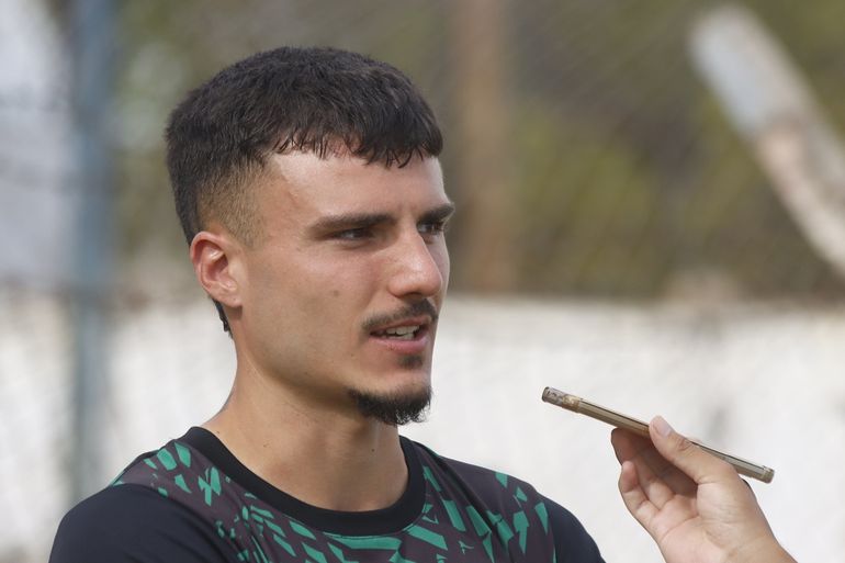 Fernando Cosciuc habló con LM Cipolletti luego del amistoso del último jueves. Foto: Anahí Cárdena