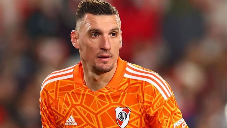 Franco Armani tuvo una floja actuación en River.