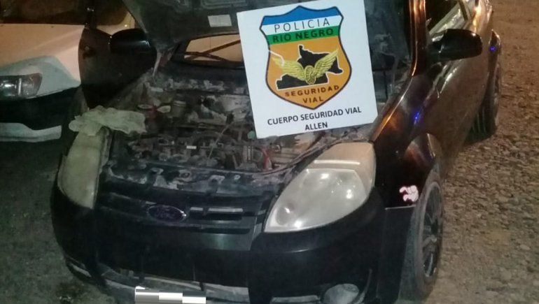 Intentó pasar por un control con un auto adulterado y se lo secuestraron