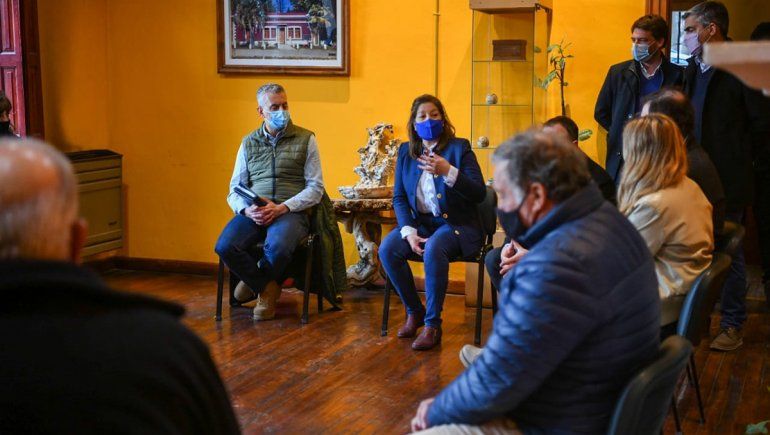 Carreras acompañó la apertura de la temporada de riego en el Alto Valle