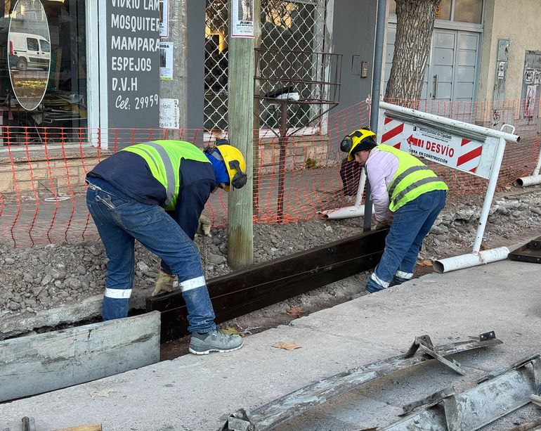 Las tareas se llevan adelante en 3 mil metros lineales relevados.
