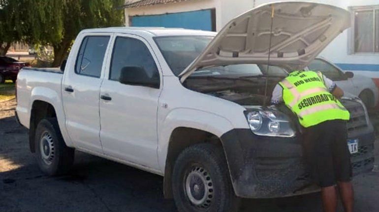 Atraparon a cipoleño que manejaba una camioneta con patentes adulteradas