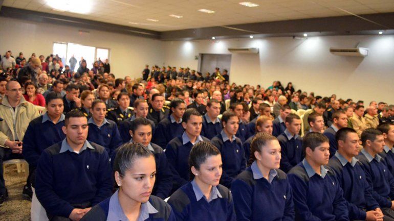 El acto se realizó ayer