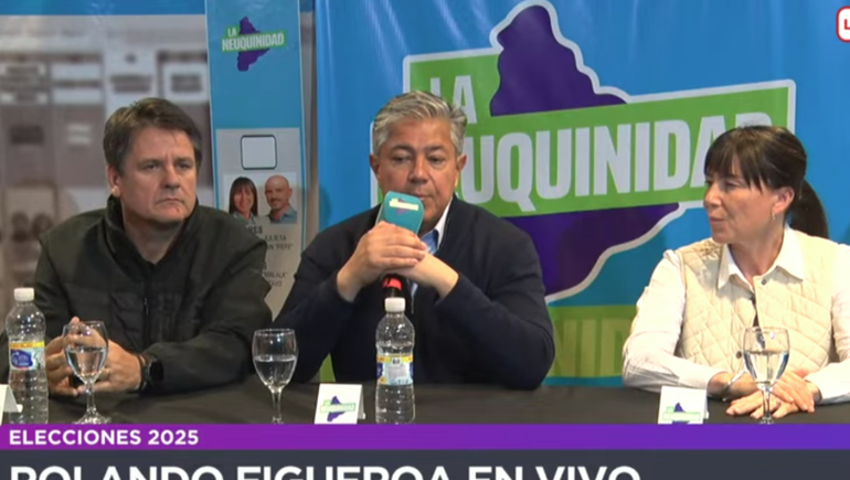 Elecciones 2025: Rolando Figueroa reconoció la victoria de La Libertad Avanza en Neuquén
