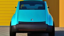 Versión del diseño del Citroën 2CV Eléctrico realizado por Dejan Hristov.