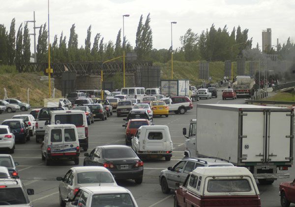 Otra vez bloqueo en los puentes