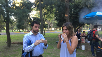 de paoli y angela lerena hicieron calentar las redes