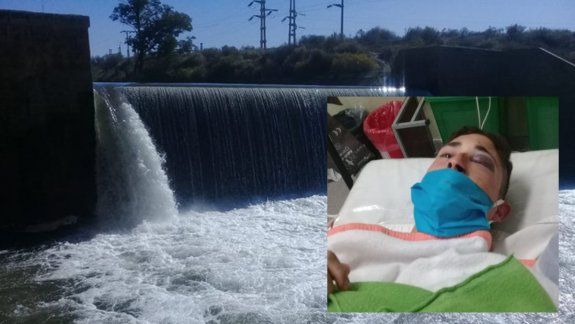 Se tiró al canal de El 30 y sufrió una fractura de cráneo
