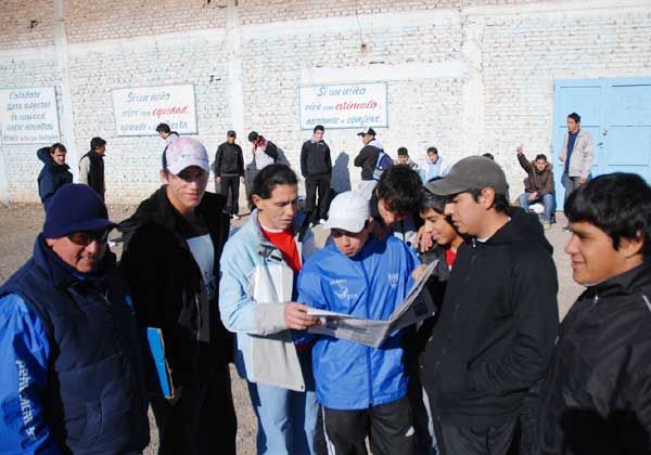 San Martín ya está en Las Grutas de pretemporada
