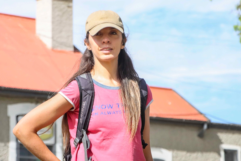 Gabriela nos contó su hermosa historia. Foto Anahí Cárdena.