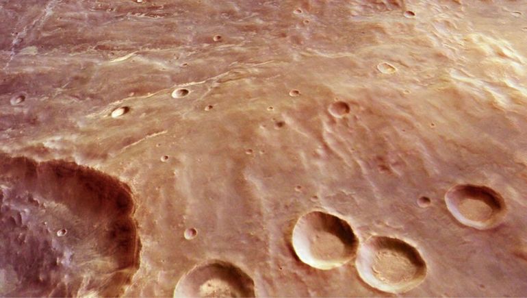 Marte: descubren extrañas estructuras enterradas