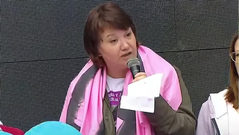 Caso Cecilia Strzyzowski: su mamá encabezó una marcha para despedirla