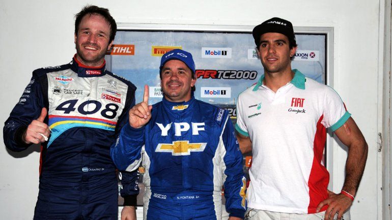El podio del Súper TC 2000