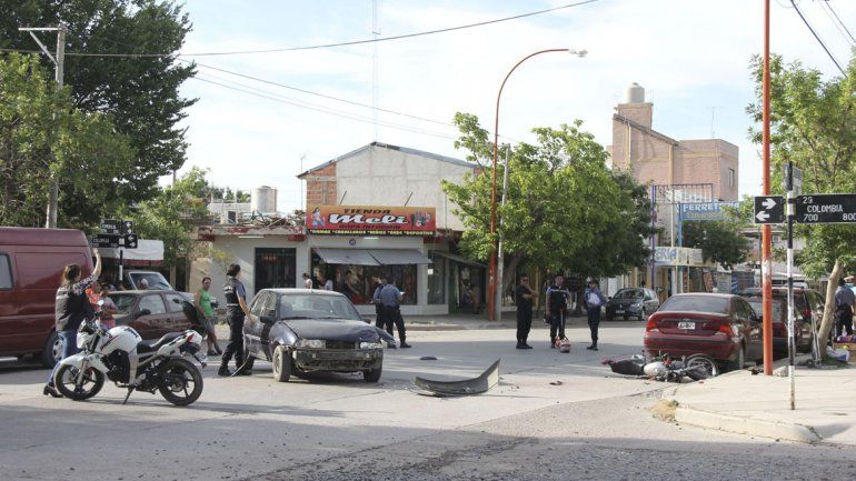 Un joven con heridas tras espectacular accidente