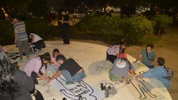 Este lunes comenzaron los preparativos para las actividades que se realizarán por el 24 de marzo.&nbsp;