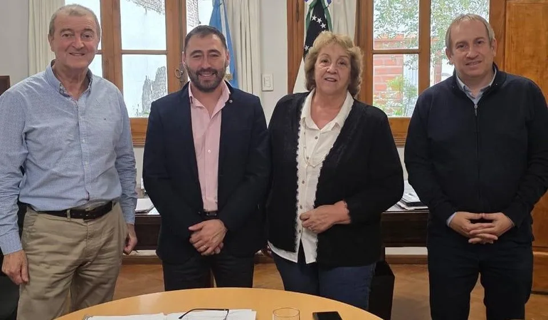 El intendente de Allen y vicepresidente de LLA en R&iacute;o Negro, recibi&oacute; semanas atr&aacute;s a Anibal Tortoriello.
