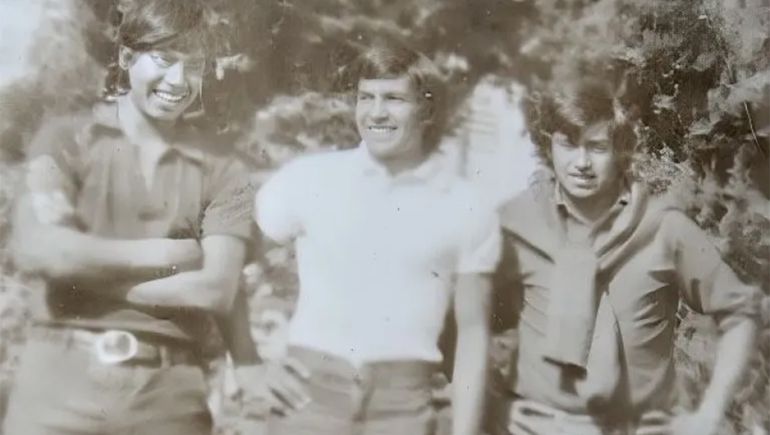 Pedro Becerra en el centro y a su izquierda Gary Becerra