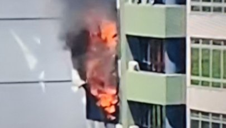 Buenos Aires: explosión e incendio al lado del ministerio de Trabajo