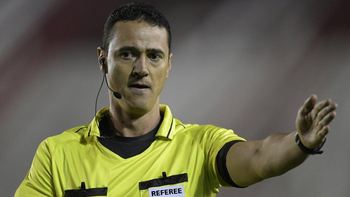 Wilmar Roldán será el árbitro del partido Boca-Palmeiras del jueves por la noche. 