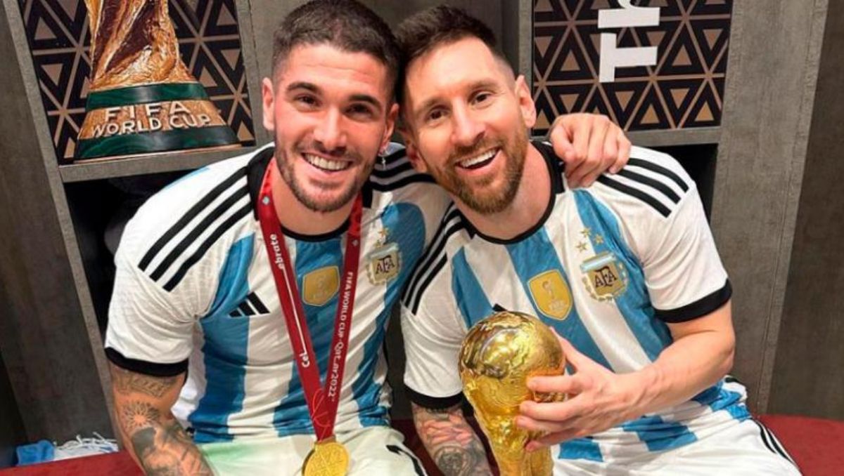 Lionel Messi se deshizo en elogios para Rodrigo de Paul.
