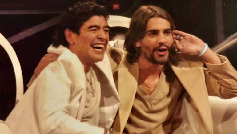 Pablo Echarri contó qué pasó el día que visitó a Maradona en su casa