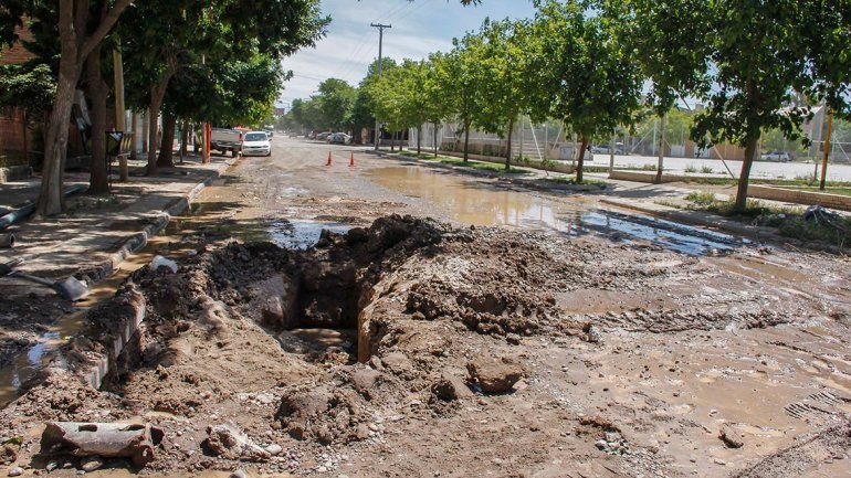 Un caño roto dejó sin agua a la ciudad por varias horas
