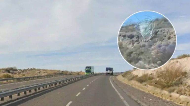 El repudiable suceso ocurrió en la ruta 22 a la altura de Chichinales. El repudiable suceso ocurrió en la ruta 22 a la altura de Chichinales.