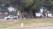 El camión realizó una maniobra marcha atrás y embistió al trabajador.&nbsp;