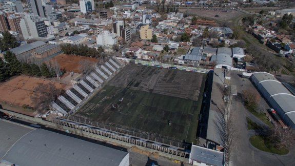 La imagen desde el dron de La Mañana permite ver el avance de la obra en La Visera.