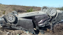 accidente fatal en la ruta 22: tras un vuelco, murieron tres personas