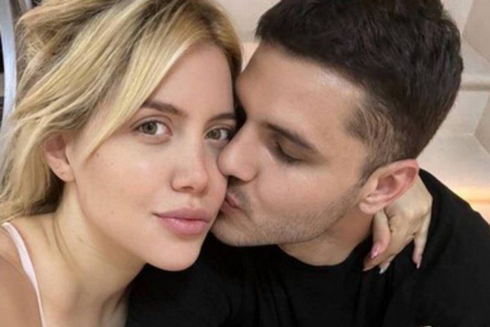 Wanda Nara y Mauro Icardi.